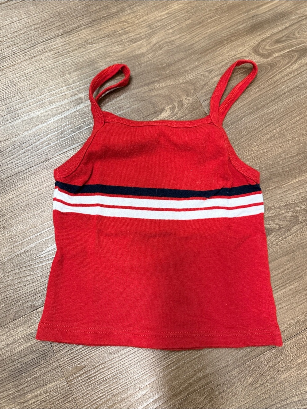 Brandy Melville Striped Red Tank